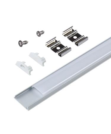 Armacost Lighting Bendable LED Tape Light Mounting Channel 5-Pack. 960053 Bendable Silver
