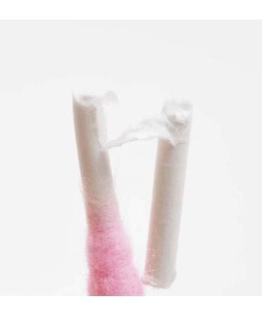 200 Counts Organic Cotton Swabs - Natural Double Tipped Ear Buds | Cruelty-Free Eco-Friendly International Shipping - Buy Online on SooperMarket.com