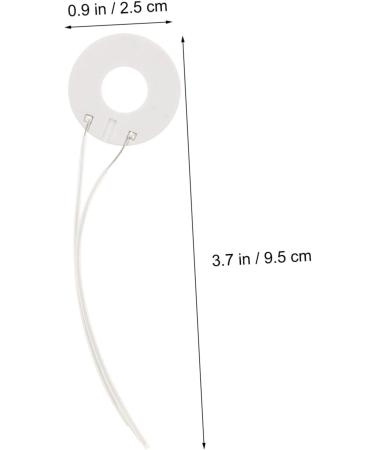 Healeved 2pcs Replacement Hot Rings Hairdressing Ceramic Coil Curling Iron Heated Curlers Heating Coil Coils Heating Plate Repair Kit Hair Cutting Machine Plastic Tool White Outer Diameter - Buy Online on SooperMarket.com