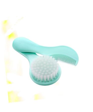 STAHAD Newborn Bath Kit - Baby Toddler Friendly Hair Accessories Set with Comb, Brush, and Massage Bristles - Safe and Easy Plastic Bathing Tools - Buy Online on SooperMarket.com