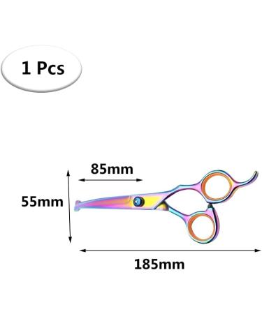 Dog Grooming Scissors Stainless Steel Pet Curved Shears Cutting Trimming Scissors with Round Tip for Grooming Dogs Cats - Buy Online on SooperMarket.com
