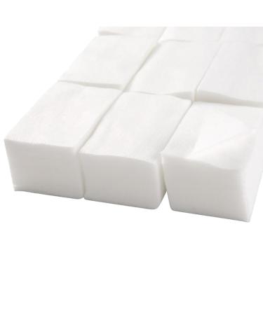 1200 Pcs Makeup Remover Pads Face Cleaning Pads Nail Polish Remover Cotton Pads Nail Art Lint Free Dry Wipes