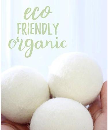 Premium XL Organic Wool Dryer Ball - Eco-Friendly Natural Non-Toxic & Unscented for Effective Laundry Care - Buy Online on SooperMarket.com