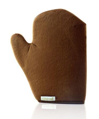 Luxury Velvet Flawless Tanning Mitt By Lusso Tan. Gradual Self Tanning Applicator Glove for the Face and Body. Sunless Tanner Mitten. Long Lasting Streak Free Reusable Fake Tan Application Mitt.