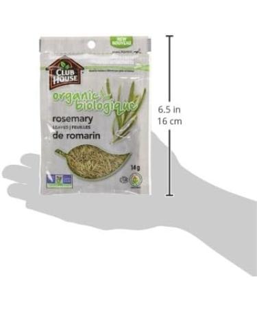 Club House Quality Natural Herbs & Spices Organic Rosemary Leaves 14g 14 g (Pack of 1) - Buy Online on SooperMarket.com