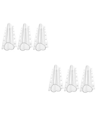 Happyyami 6 pcs Pentagram Big Kit Heart Grow Accessories Modeling Growing Gardening Growth Garden Shaping