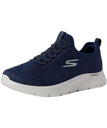 Skechers Men's Gowalk Flex-Athletic Slip-on Casual Walking Shoes with Air Cooled Foam Sneakers 11 Navy/Blue 2