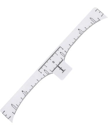 Beavorty 100pcs Disposable Eyebrow Ruler Makeup Stickers Eyebrow Shaping Stencils Eyebrow Measure Modify - Buy Online on SooperMarket.com