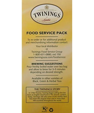 Twinings of London Lemon & Ginger Herbal Tea Bags - 25 Count (Pack of 1) - Buy Online on SooperMarket.com