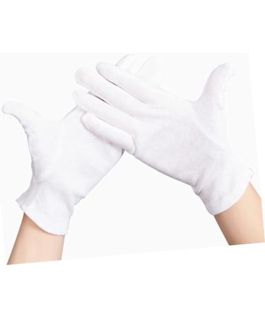 KICHOUSE 12 Pairs Industrial Gloves Anti-Spitting Work Gloves Thermal Gloves Warm Work Gloves Moisturizing Hand Gloves Moisturizing Gloves Cotton Gloves White Labor Protection Cotton Spa L1:23X10cm White - Buy Online on SooperMarket.com