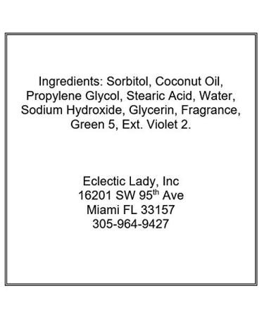 Grape Glycerin Soap by Eclectic Lady | 4 oz | Nourishing & Natural International Shipping - Buy Online on SooperMarket.com