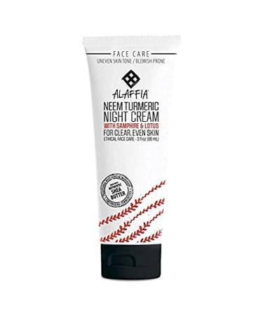 Alaffia Neem Turmeric Clarifying Night Cr me  Natural Mint 3 FZ