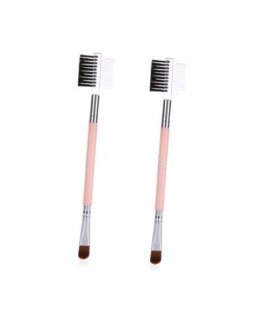NOLITOY 1 Double-headed Eyeshadow Brush Women Makeup Brush Face Makeup Brushes Concealer Brushes Eye Cosmetics Eye Powder Foundation Brush Pink Eyelash Brush Double Sided Miss