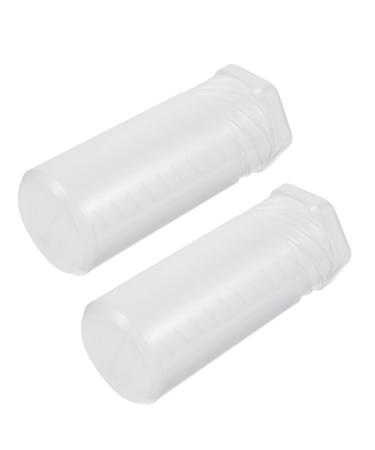 Beavorty make-up brush shaving brushes tube for shaving brush 2PCs plastic h Uerpinsel travel shaving stand make-up brush holder adjustable stand