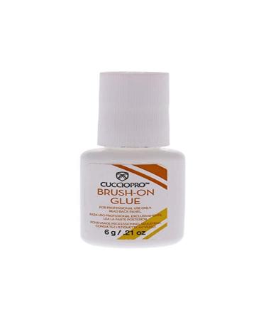 Cuccio Pro - Brush-On Glue - for Women - Nail Glue - 0.21 oz