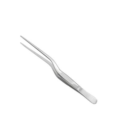 Asukohu Professional Stainless Steel Medical Tweezers Ear-Pick Tool Bending Tweezers for Ear Cleaning and Care Bend Tweezers