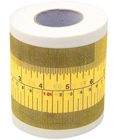 Funny Measuring Tape Toilet Paper - Hilarious Size Scale Toilet Paper Joke for All Occasions - Buy Online on SooperMarket.com