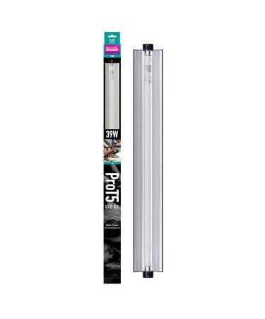 Arcadia - ProT5 UVB Desert - D3+ 12% UVB - 39 Watt - Includes Quality Electronics Removable Reflector & A High Output T5 UVB Lamp - Easy to Fit & Use - Sleek Design