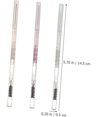 Baluue 5pcs Pencils with Eyebrow Pencil Hair Double Bun Eyebrow Pens Eyebrow Makeup Pencils Paste - Buy Online on SooperMarket.com