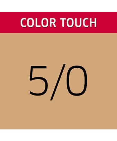Wella Professionals Color Touch 5/0 Light Brown 60ml Premium Hair Color for International Shipping - Buy Online on SooperMarket.com