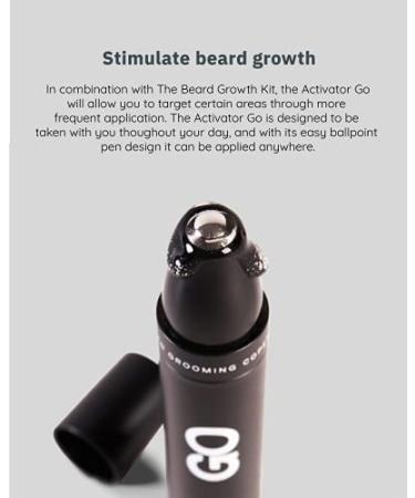 Copenhagen Grooming Activator Go 10ml - Men's Beard Growth Serum & Oil for Faster Hair Growth | Practical Travel Tube - Buy Online on SooperMarket.com