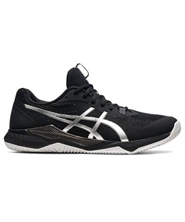 ASICS Men's Gel-Tactic 2 Volleyball Shoes 7 Black/Pure Silver