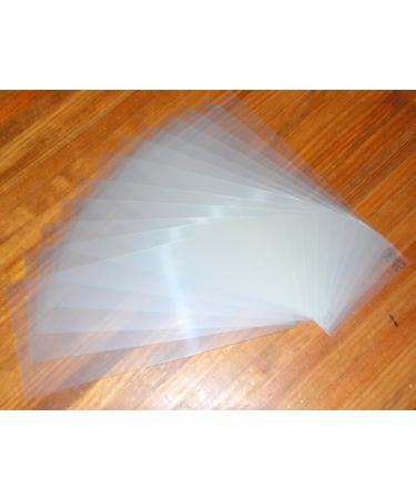 Heavy Duty 14mil Mylar Stencil Sheets - .014 Thick Polyester Sheet 4x9 (12-Pack)