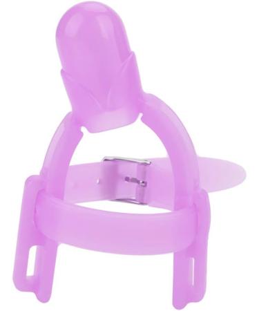 BORDSTRACT Adjustable Silicone Thumb Sucking Stop - Purple | Infant Kids Finger Protector to Prevent Thumbsucking - Buy Online on SooperMarket.com