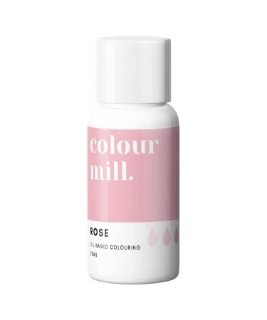 Colour Mill Oil Based Next Genertion Edible Food Paint Colouring for Buttercream Fondant Sugarpaste Icing and Chocolate - Rose 20ml