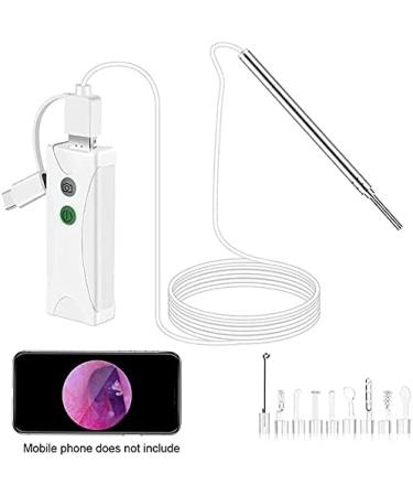 Jteremy 3.9mm HD WiFi Ear Endoscope for Ear Wax Removal - Visual Inspection Camera with LED Lights for Kids, Adults, Pets - Buy Online on SooperMarket.com