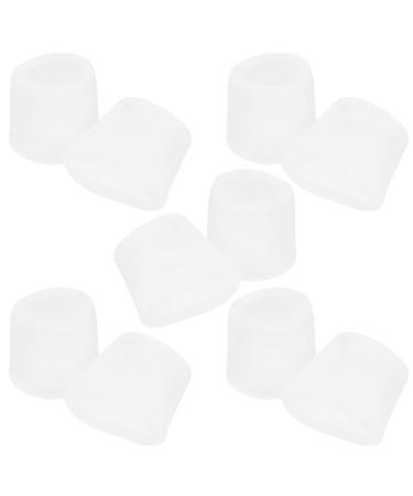 Healeved 30 Pcs Pinky Toe Silicone Sleeves - Gel Toe Caps for Toe Protection | 2.5x2cm | Transparent - 3pcs - Buy Online on SooperMarket.com