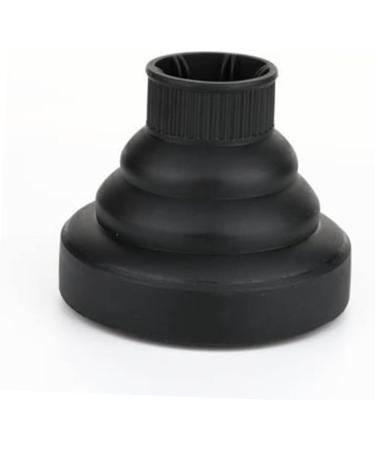 Universal Silicone Hair Dryer Diffuser | Curl Diffuser Attachment for Curly Hair | Hair Care Accessory (13.8x13.8cm Black - Buy Online on SooperMarket.com