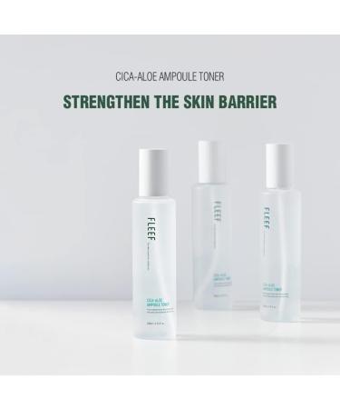 FLEEF CICA-Aloe Ampoule Toner | Hydrating Korean Skin Care for Men | Soothing Centella Toner with Aloe & 5 Hyaluronic Acids | 6.76 Fl. Oz - Buy Online on SooperMarket.com