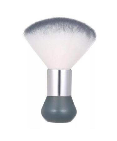 Neck Brushes Neck Duster Brush Hair Brush Duster Brush for Face and Neck Hairdressing-Duster Brush Hairdresser Brush Cleaning Tool for Salon Barber Hairdressers Black + White