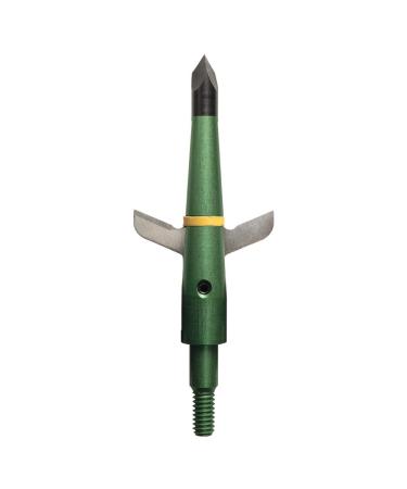 Swhacker SWH00207 #207 2 Inch Cut Broadheads Set of 3-100 Grain, Green, 2"