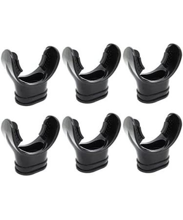 Scuba Choice Black Regulator Octopus Mouthpieces with Tie (6-Piece) - Ideal for Dive Shops and Resorts - Buy Online on SooperMarket.com