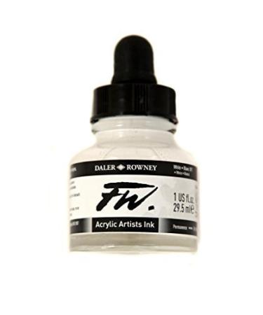 Daler Rowney FW Artists Acrylic Ink 29.5 ML Pot - White