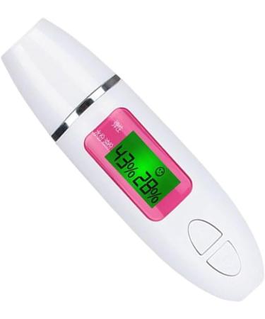 Dajidafu LCD Digital Skin Oil Moisture Tester Battery Operated Facial Care Detector Portable Home Beauty Device for Women White - Buy Online on SooperMarket.com