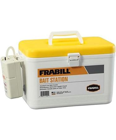Frabill Bait Box with Aerator - 8-Quart Portable Live Bait Storage Cooler - Buy Online on SooperMarket.com