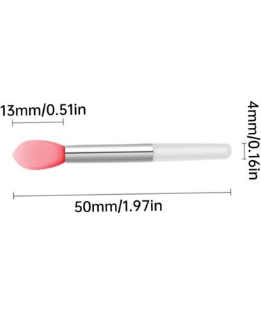 Silicone Lip Brushes Mini Lip Scrub Exfoliating Brush Reusable Lip Balm Applicators 6pcs for Lip Care Lip Gloss Lip Masks Eyeshadow - Buy Online on SooperMarket.com