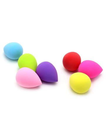 OWQ 10-Piece Beauty Makeup Sponge Blender Set - Non Latex Soft Foundation Blending Sponges for Cream, Powder, and Liquid Makeup - Multi-colored - Buy Online on SooperMarket.com