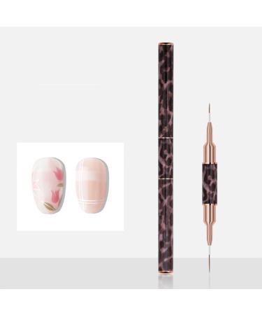 FOMIYES Real Hair Side Fringe Pen Nail Art Drawing Line Pen Double-end Nail Art Pen Nail Painting Pen Flamingo Scrunchies - Buy Online on SooperMarket.com