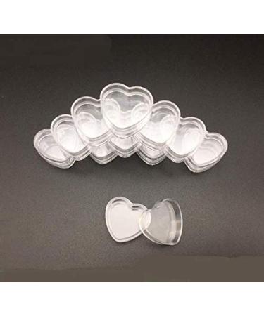 WOIWO 20PCS Heart-Shaped Face Cream Boxes | 4g Cosmetic Packaging & Sample Bottles - Ideal for eCommerce Shipping Internationally - Buy Online on SooperMarket.com