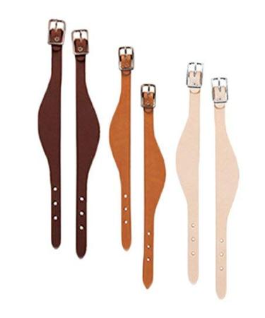 Weaver Bridle Leather Fender Hobbles - Style:Flared Color:Mahogany