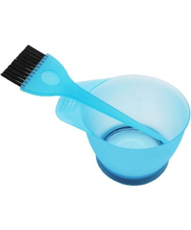 1 Set Hair Dye Color Brush and Bowl Set Hair Color Brush Mixing Bowl Kit for Hair Tint Dying Coloring Applicator Blue bleach hair - Buy Online on SooperMarket.com