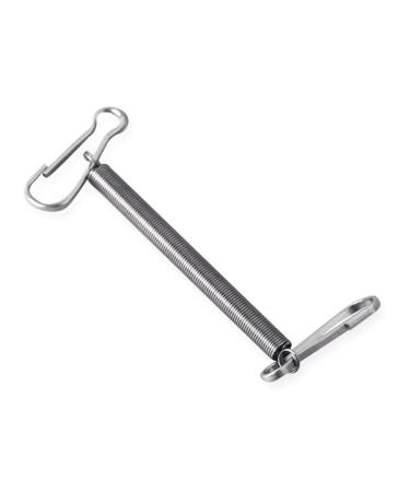 Replacement Springs with 2 Clips Stainless Steel 3.1 Inch Spring Fastening Water Drinking Bottle for Rabbit Hamster spring with clips on both ends
