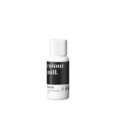 Colour Mill Edible Food Paint Colouring Liquid Cake Cookie Dye for Baking Icing Sugarpaste Fondant (20ml) Black