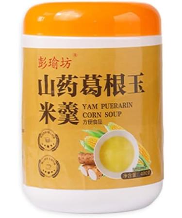 Chinese yam and corn soup instant black sesame paste corn juice walnut yam powder 400g/can nutritional meal substitute powder healthy snacks corn flour (Corn paste 3 cans) Corn paste 3 cans - Buy Online on SooperMarket.com