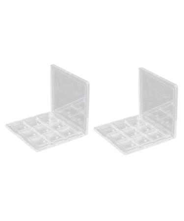 Housoutil 3pcs Eye Shadow Box Magnetic Sample Box Men and Women