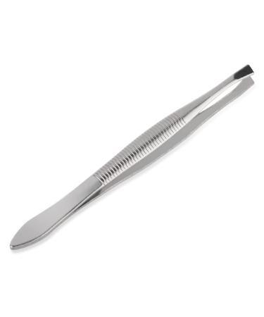 2pcs Stainless Steel Eyebrow Tweezer Eyebrow Trimmer Shaper Facial Hair Remover Puller Slanted Tip Makeup Beauty Tools Practical Design